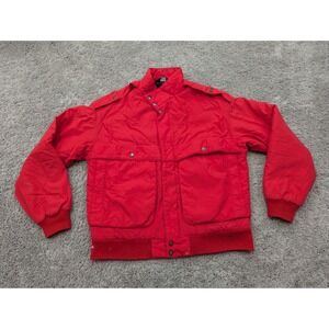 Vintage Field & Stream Jacket Mens Large Full Zip Windbreaker Snap‎ Lined